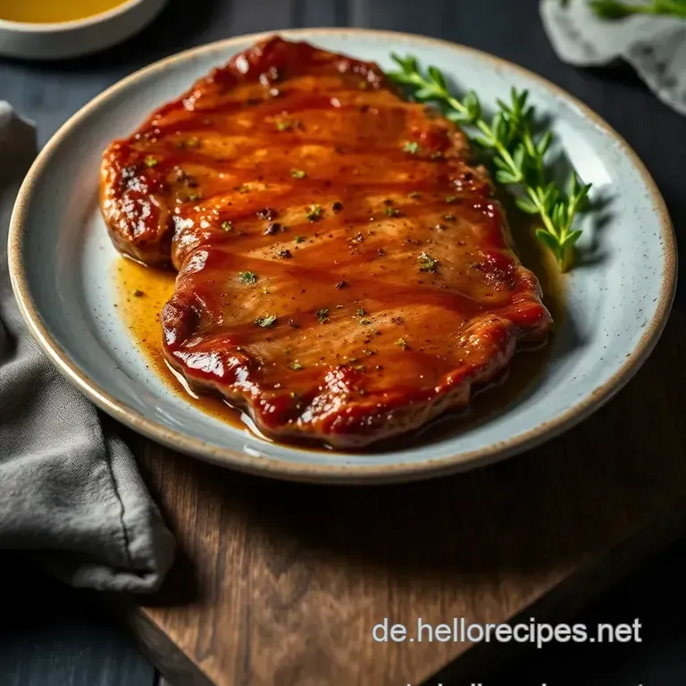 Zarte Genusswelt: Marinade für Flanksteak presentation