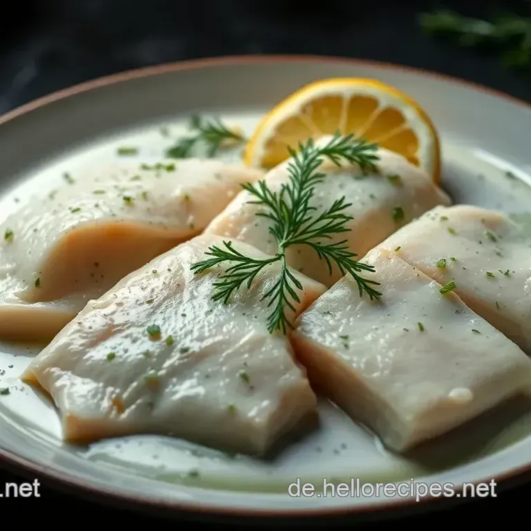 Zarter Lachs mit frischer Zitronen-Dill-Soße