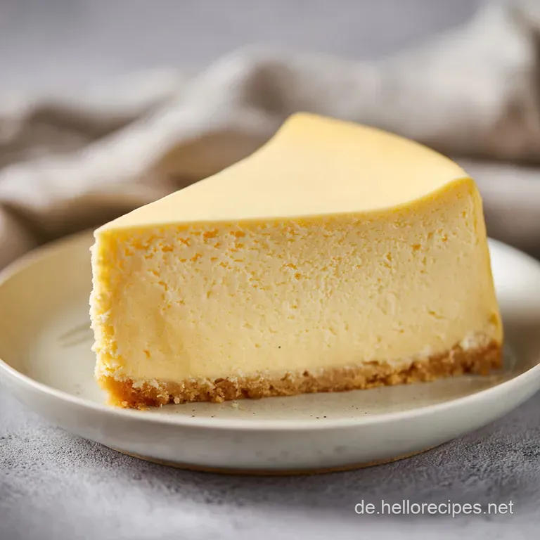 Zehn Minuten K&auml;sekuchen: Cremig und Ohne Boden