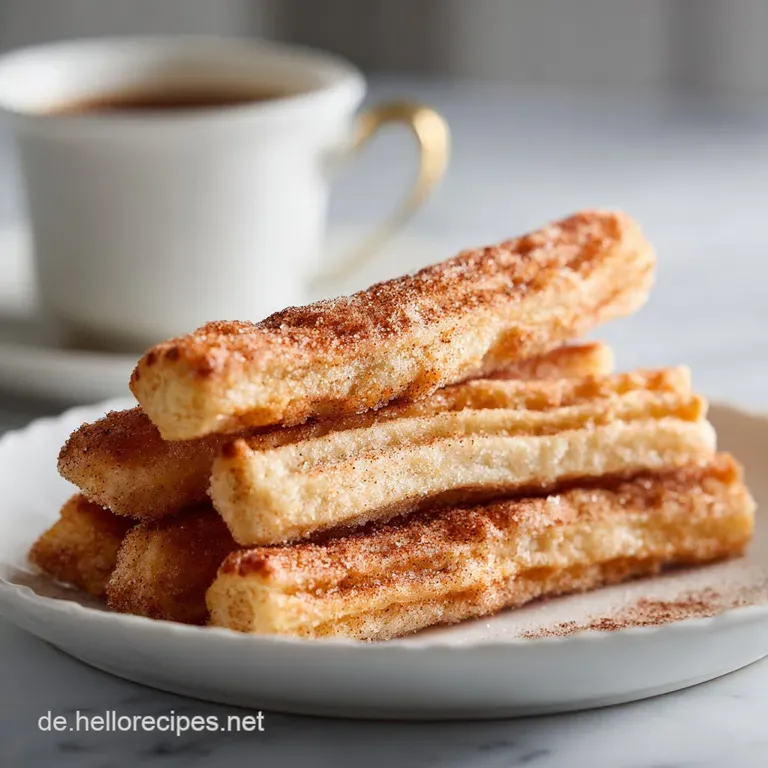 Cinnamon sugar sticks presented in a rustic bowl. The sweet aroma is almost visible, a treat for eyes and senses.