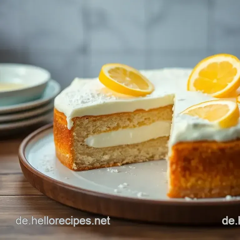 Saftige Zitronen-Joghurt-Torte: Sommerliches Highlight mit Schmand!