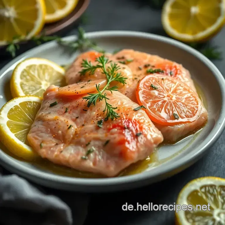 Zitronenmarinierter Lachs – Leichte Sommerfrische aus der Küche presentation