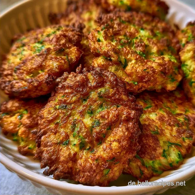 Goldbraune Zucchini-Kartoffel-Puffer
