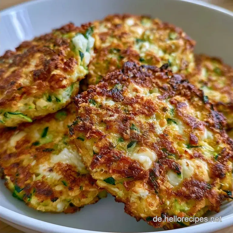 Knusprige Zucchini Puffer Thermomix