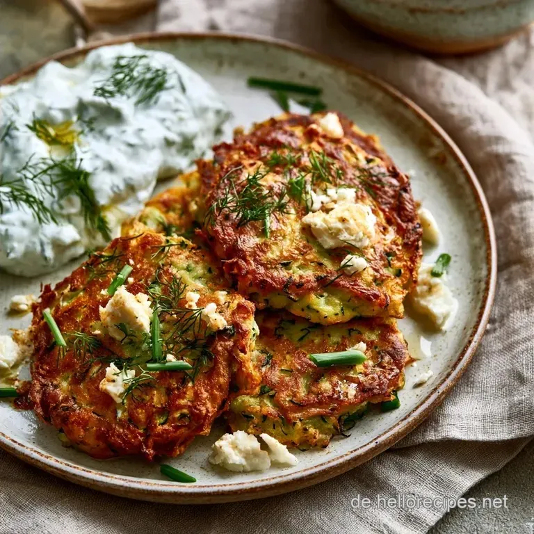 6 einfache Zucchinipuffer Rezepte