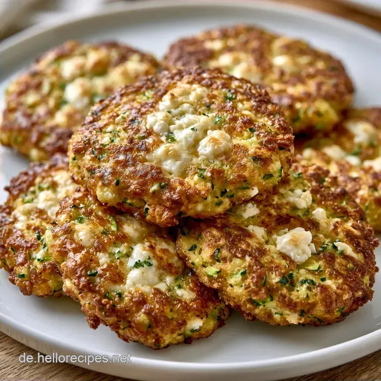 Rezept Zucchinipuffer mit Feta