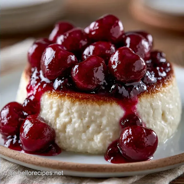 Zuckerfreier Kirschenauflauf mit Quark
