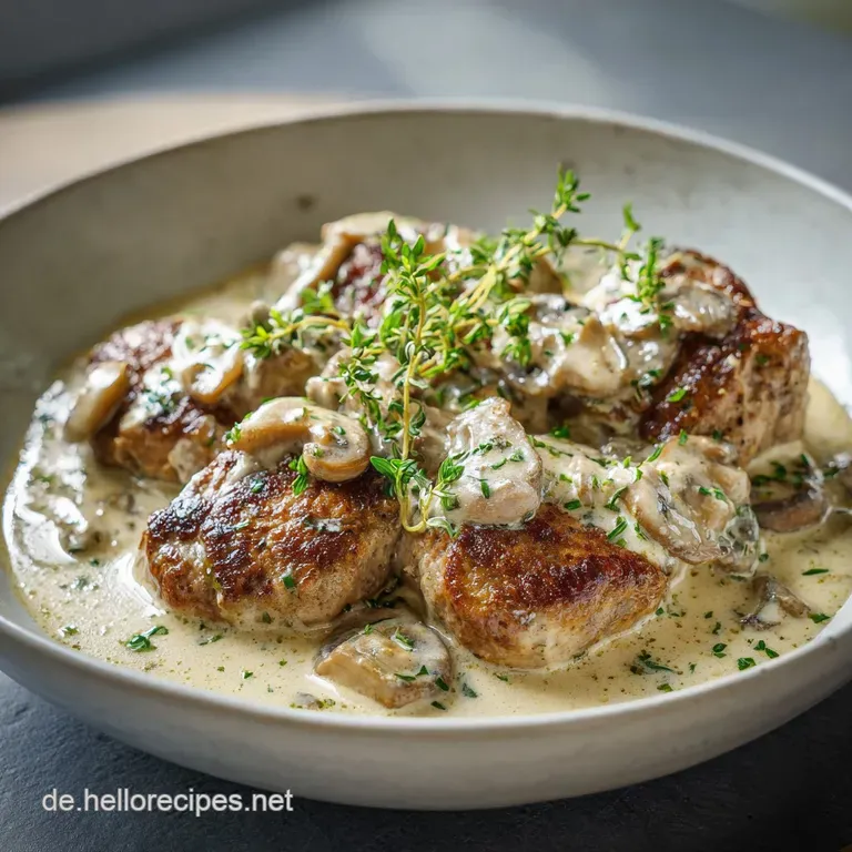 Z&uuml;rcher Geschnetzeltes Rezept: Samtige Rahmsauce